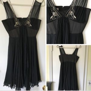 Karen Millen embroidered silk dress